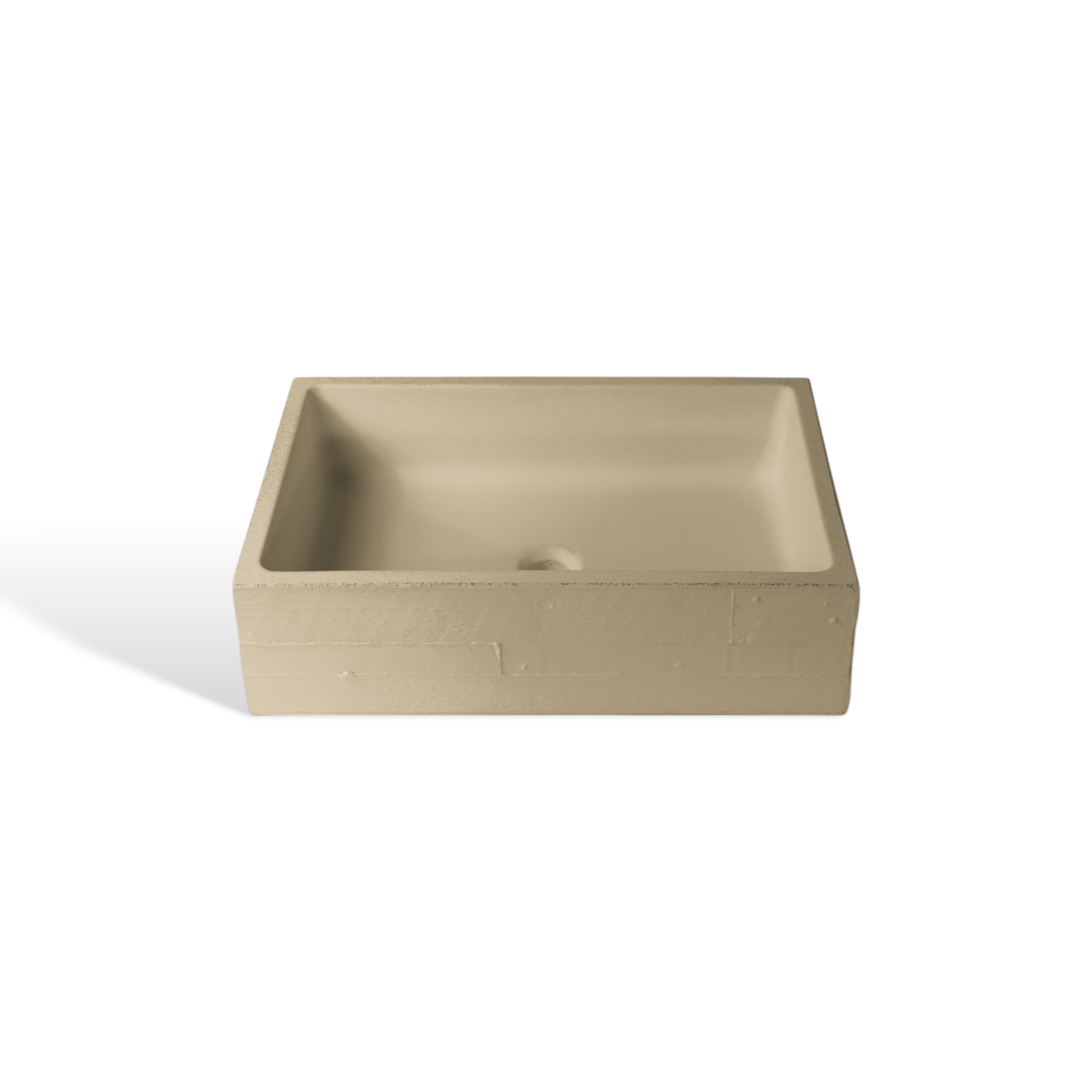 INVIVO 60 Beige Urbi Et Orbi Aufsatzwaschbecken Aus Beton