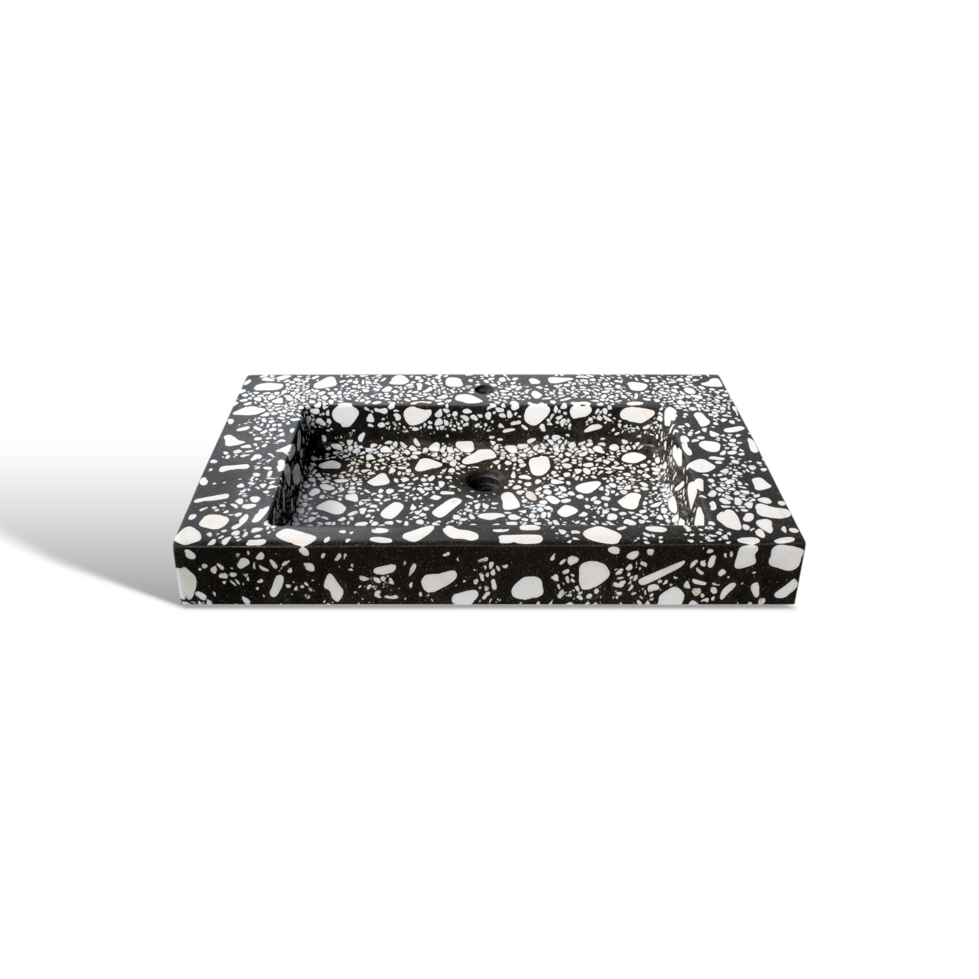 PLURA BLACK TERRAZZO Urbi Et Orbi Aufsatzwaschbecken Aus Beton Banner